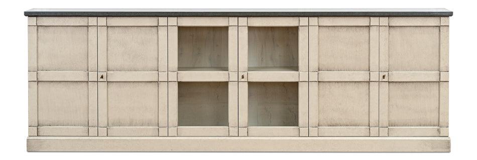 Sarreid Six Door Console Washed Grey - Stone Grey CONSOLE TABLES