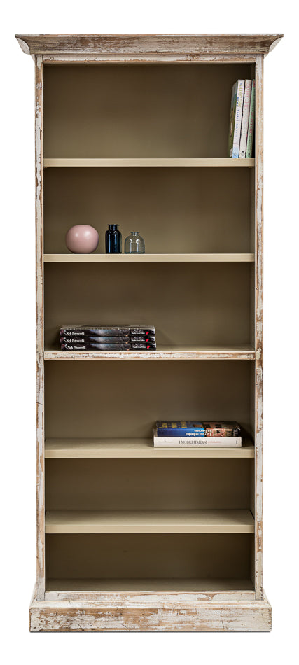 American Home Furniture | Sarreid - Open Shelf Bookcase - Disrupted White