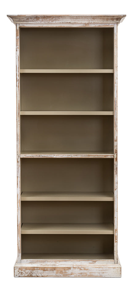 American Home Furniture | Sarreid - Open Shelf Bookcase - Disrupted White