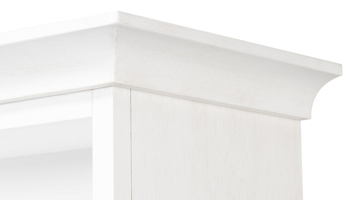 American Home Furniture | Sarreid - Bookcase With Doors - Cortina White