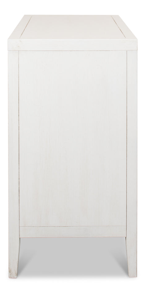 American Home Furniture | Sarreid - Blanco 2 Door Buffet - Cortina White