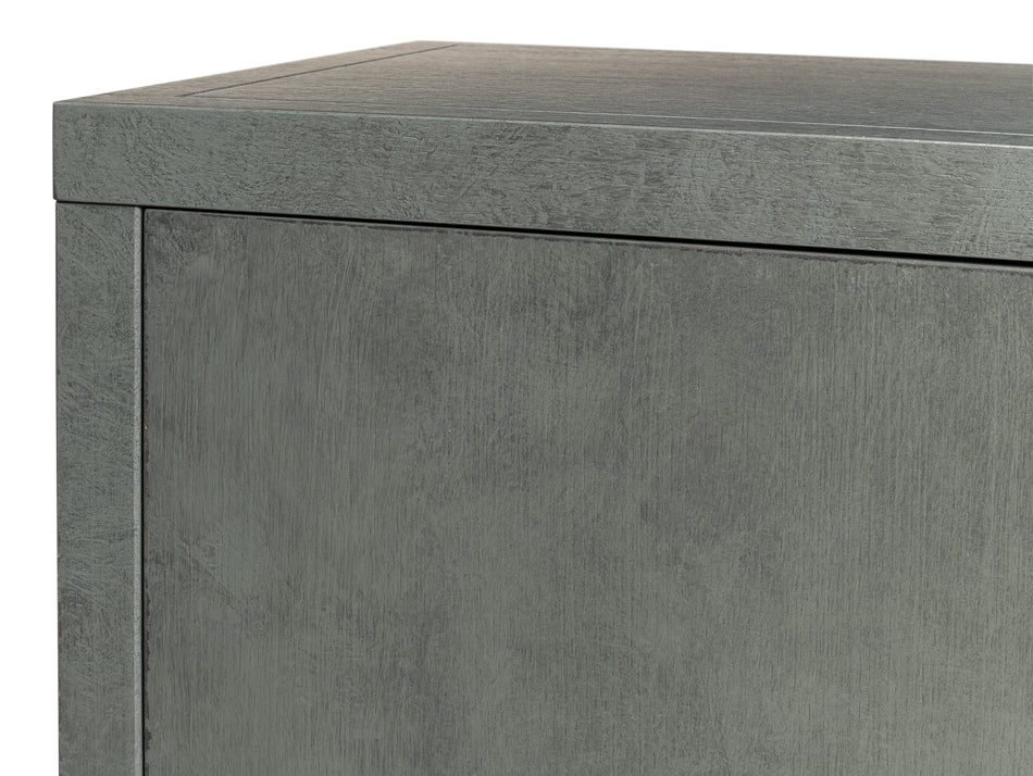 American Home Furniture | Sarreid - Blanco 4 Door Buffet - Stone Grey