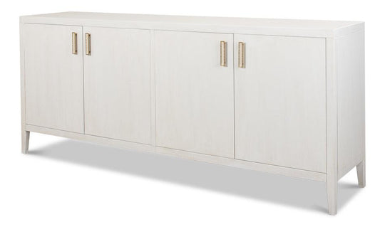 Sarreid Blanco 4 Door Buffet - Cortina White CABINETS