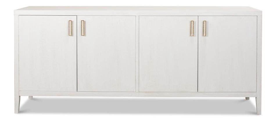 Sarreid Blanco 4 Door Buffet - Cortina White CABINETS