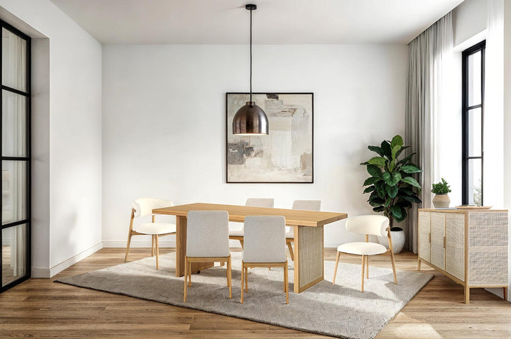 Rattan Dining Table - Natural
