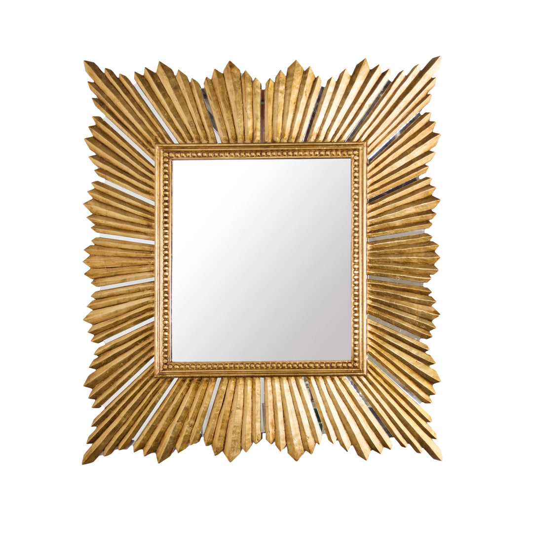 Extra Large Raymond Mirror In Gold Leaf - RAYMOND GL