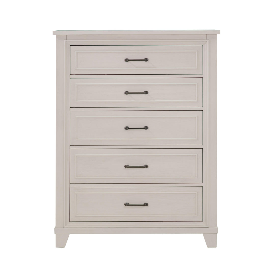 American Home Furniture | TOV Furniture - Montauk Weathered White Chest