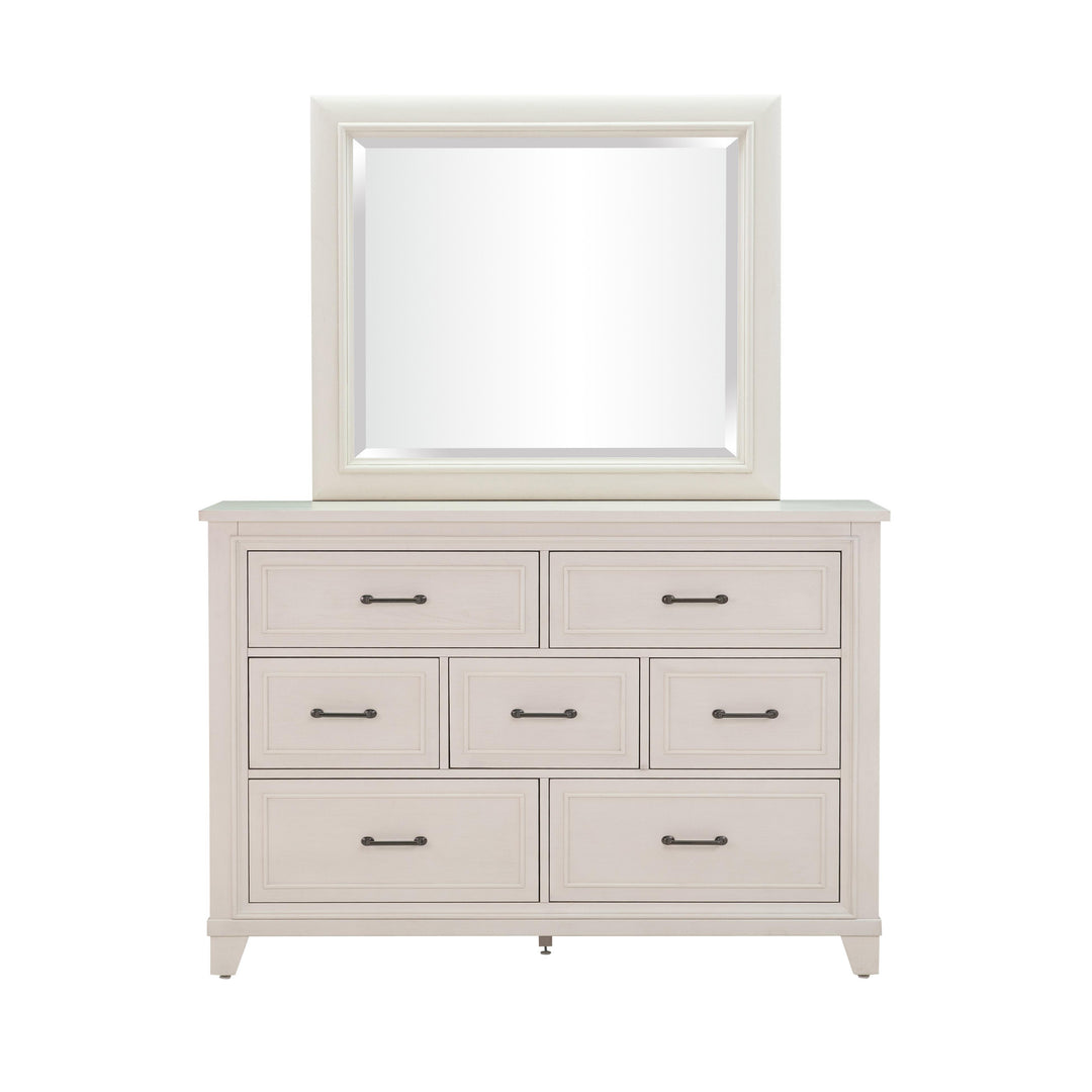American Home Furniture | TOV Furniture - Montauk Weathered White Dresser