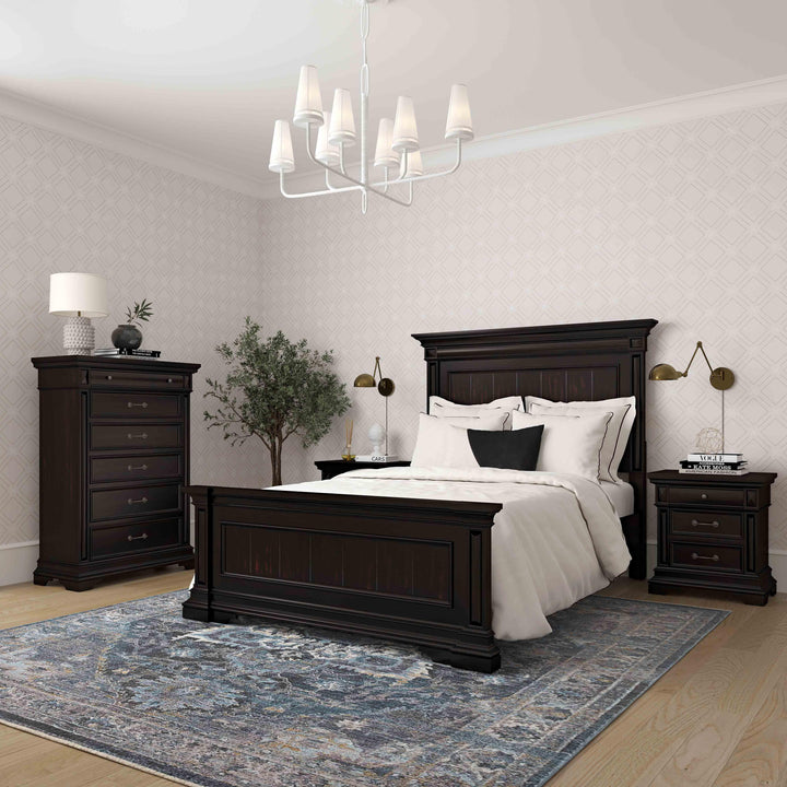 American Home Furniture | TOV Furniture - Stamford Panel Bed