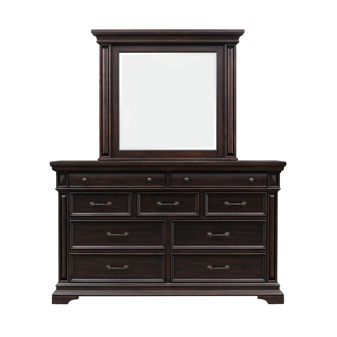 American Home Furniture | TOV Furniture - Stamford Brown Mirror