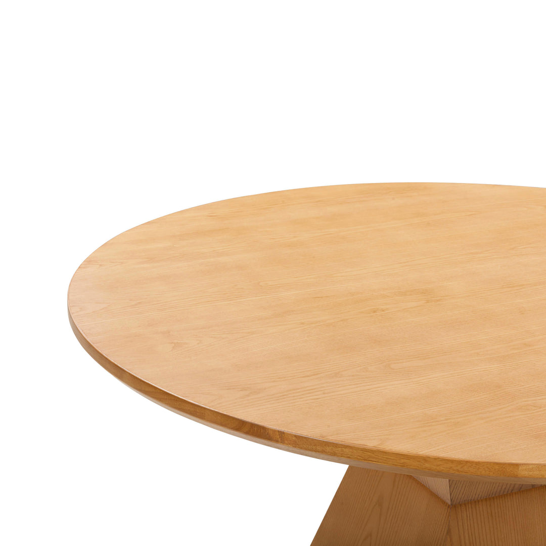 American Home Furniture | TOV Furniture - Nolan Natural Wood Round Dining Table