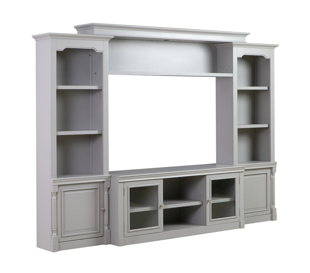 American Home Furniture | TOV Furniture - Virginia Gray Entertainment Center for TVs up to 65"