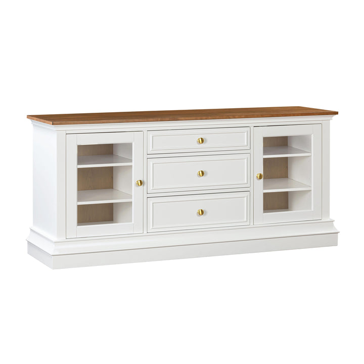 American Home Furniture | TOV Furniture - Hudson White Entertainment Console