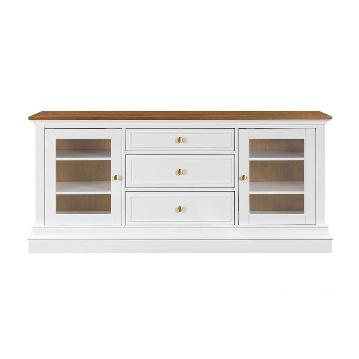 American Home Furniture | TOV Furniture - Hudson White Entertainment Console