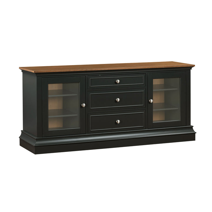 American Home Furniture | TOV Furniture - Hudson Charcoal Entertainment Console