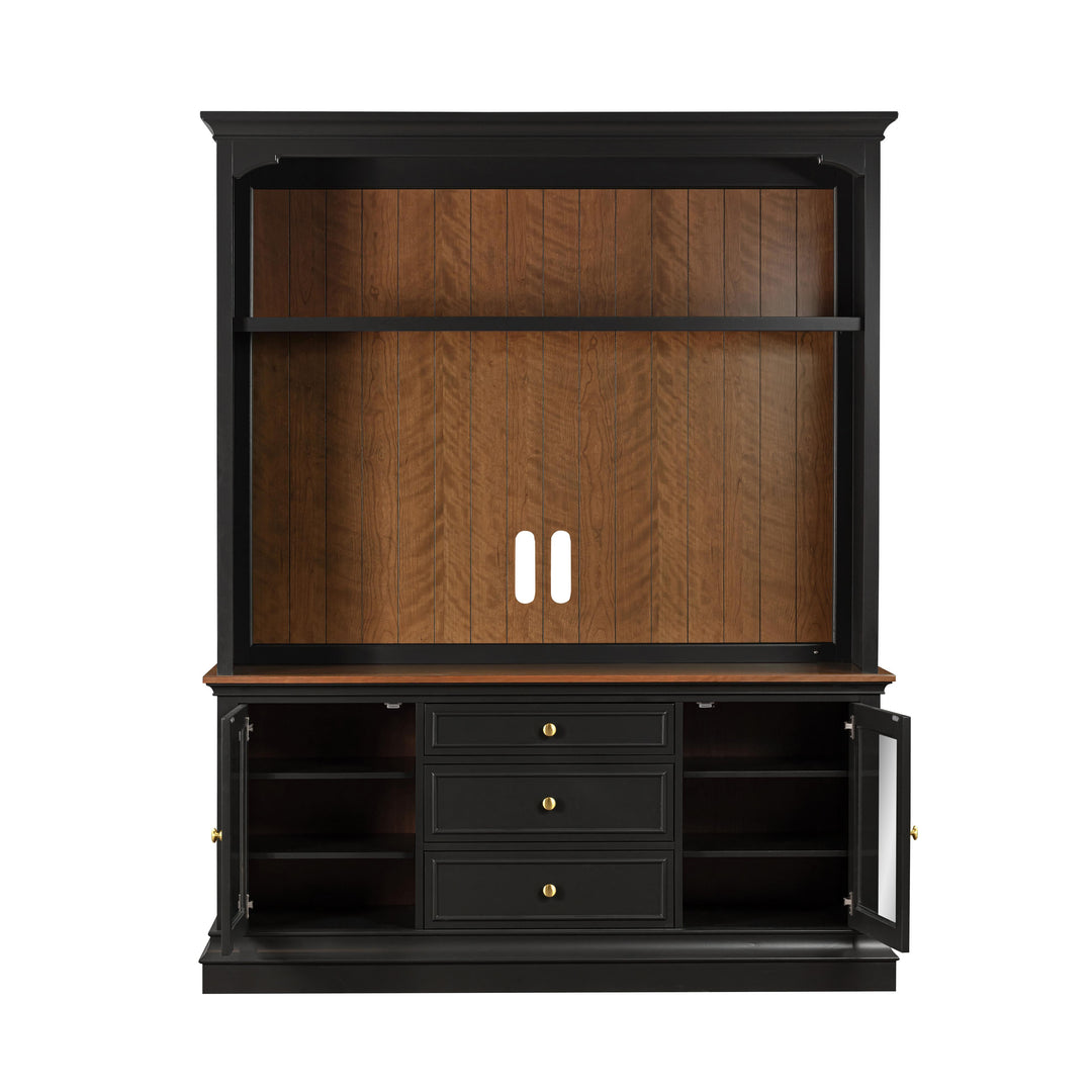 American Home Furniture | TOV Furniture - Hudson Charcoal Entertainment Center for TVs up to 70"