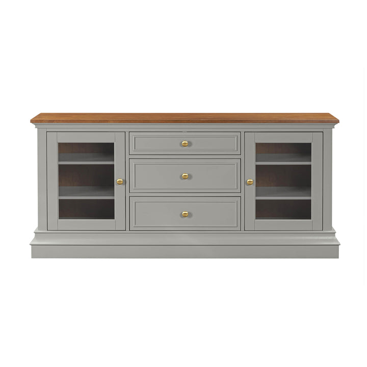 American Home Furniture | TOV Furniture - Hudson Gray Entertainment Console