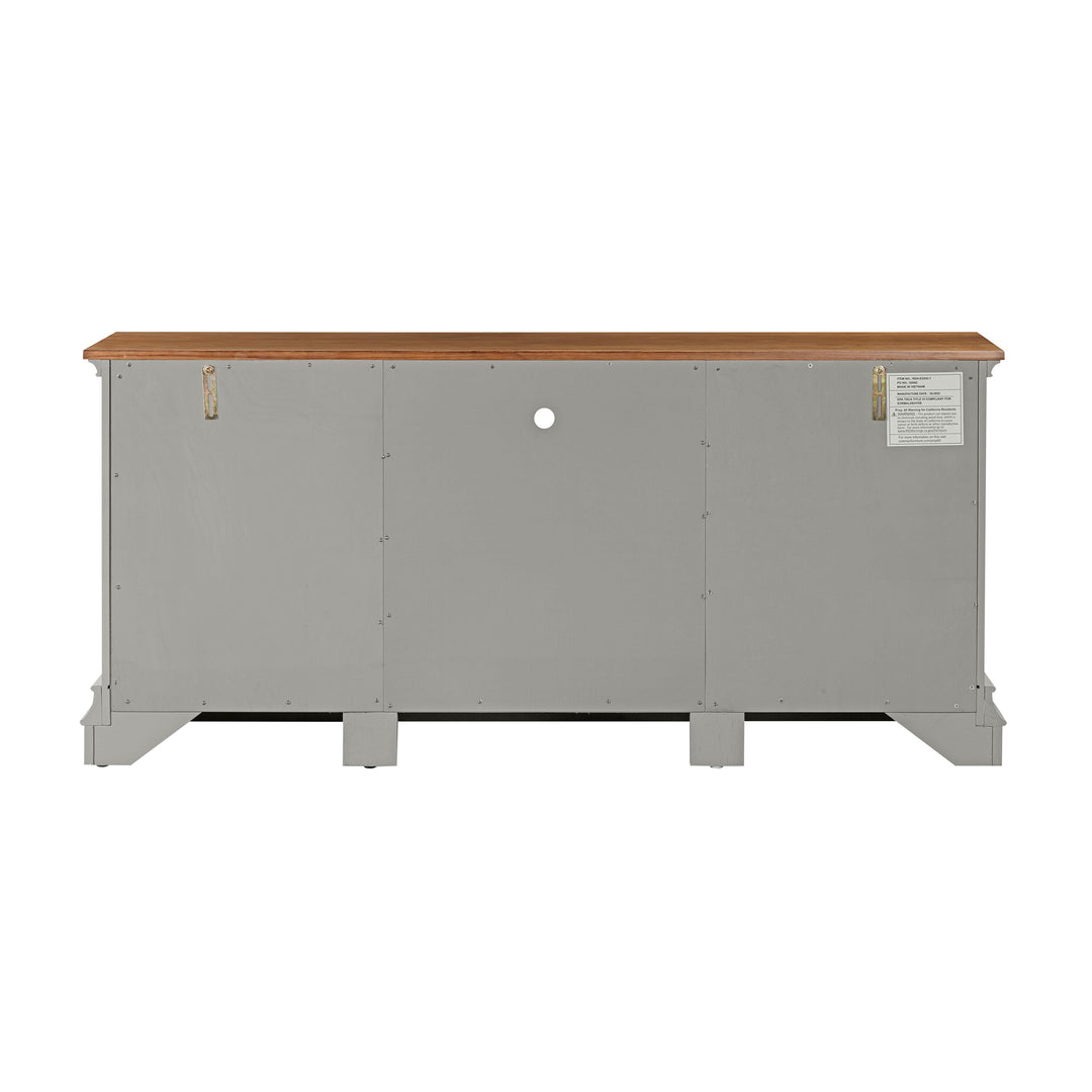 American Home Furniture | TOV Furniture - Hudson Gray Entertainment Console