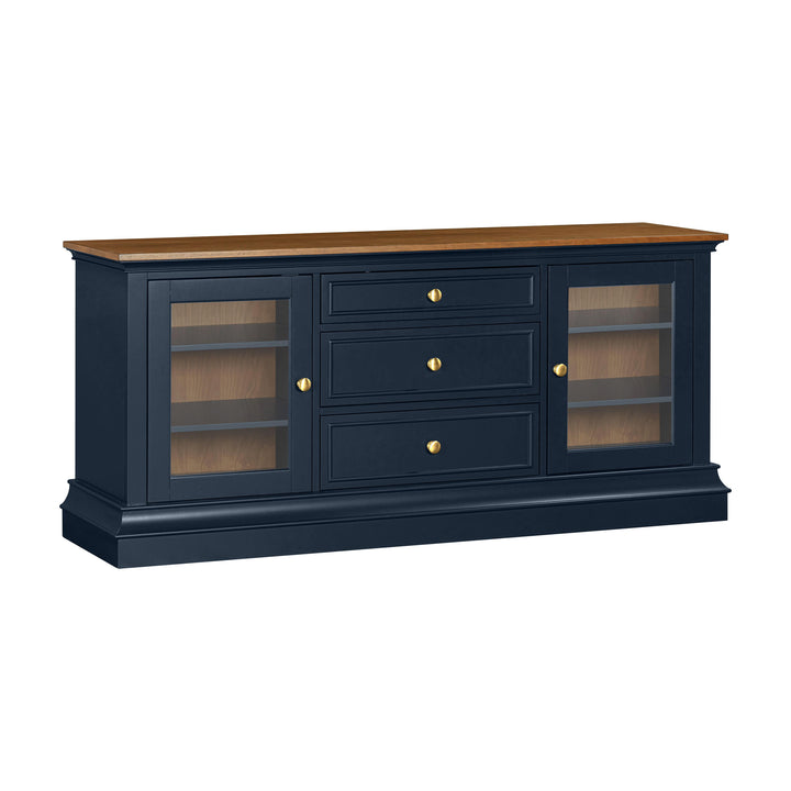 American Home Furniture | TOV Furniture - Hudson Blue Entertainment Console