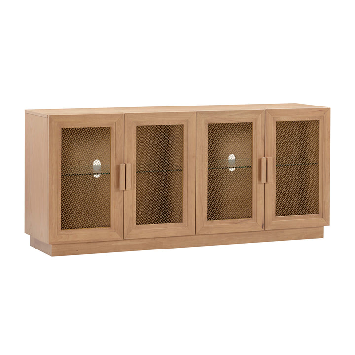 American Home Furniture | TOV Furniture - Nolan Natural Media Console