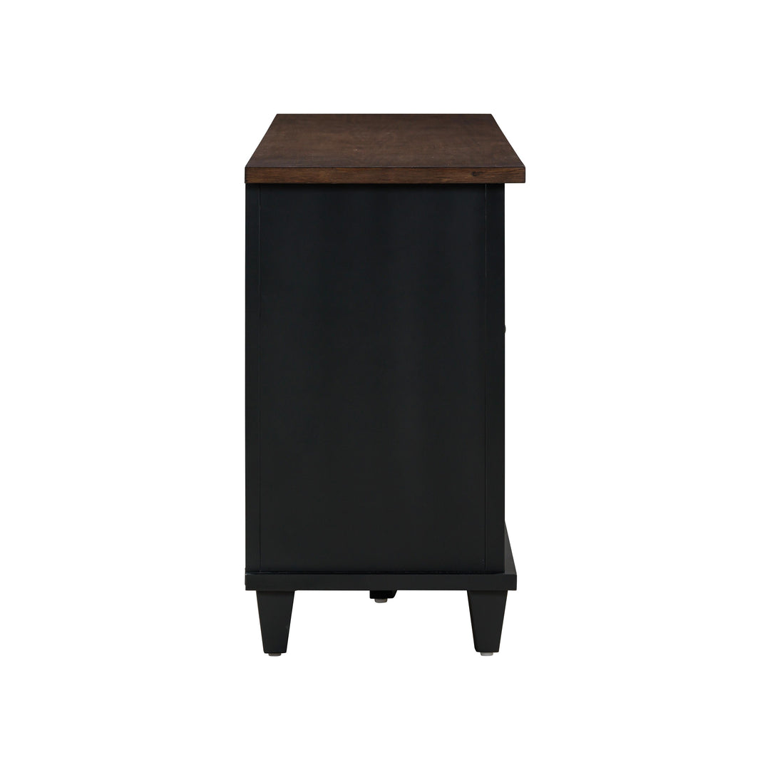 American Home Furniture | TOV Furniture - Presby Charcoal 60" Console