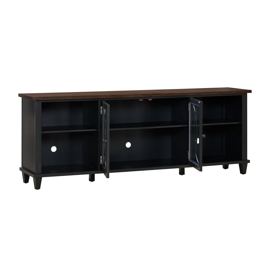 American Home Furniture | TOV Furniture - Presby Charcoal 80" Console