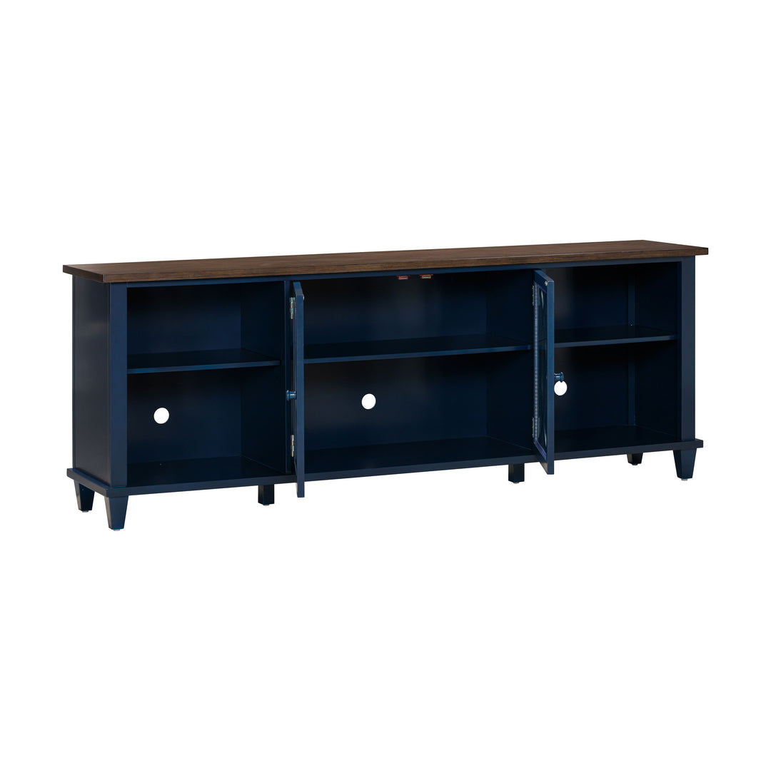 American Home Furniture | TOV Furniture - Presby Blue 80" Console