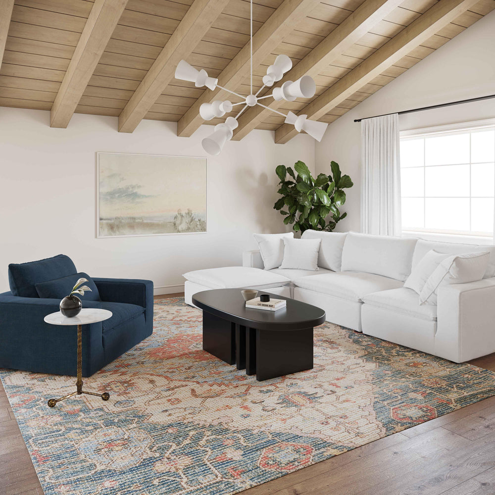 American Home Furniture | TOV Furniture - Cali Navy Arm Chair