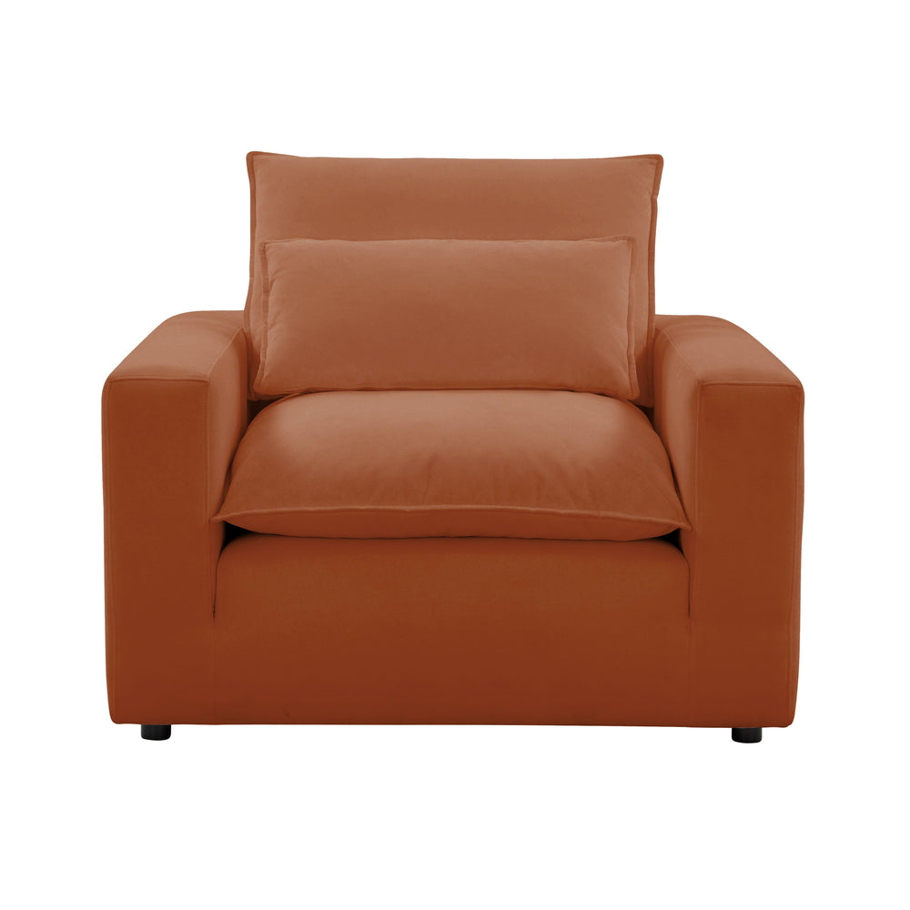 American Home Furniture | TOV Furniture - Cali Rust Arm Chair