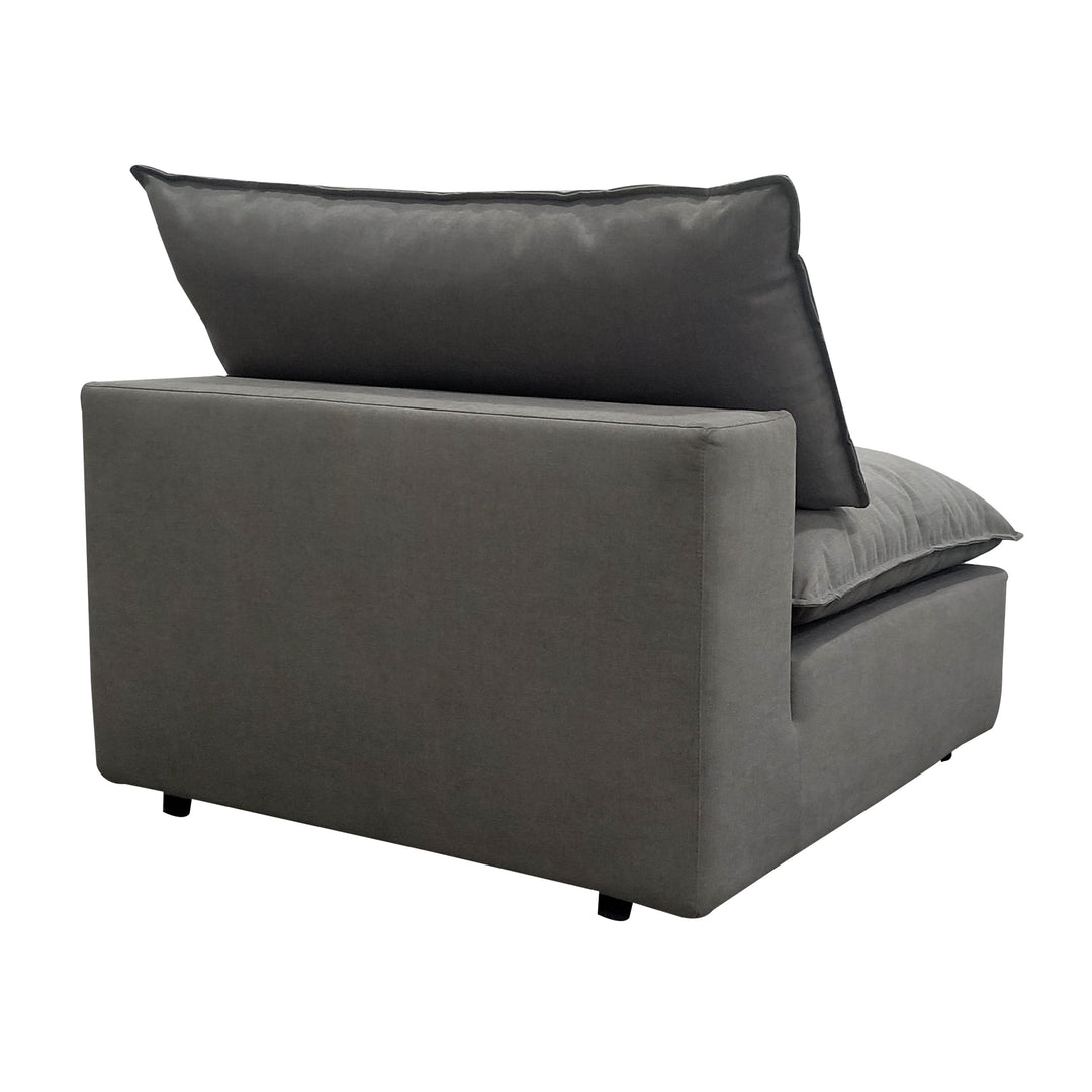 American Home Furniture | TOV Furniture - Cali Slate Armless Chair