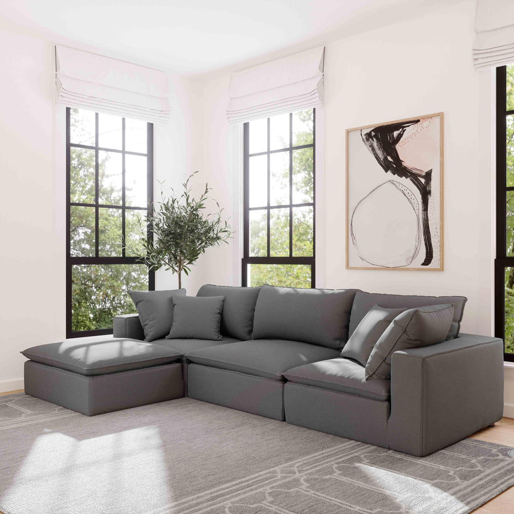 American Home Furniture | TOV Furniture - Cali Slate Corner Chair