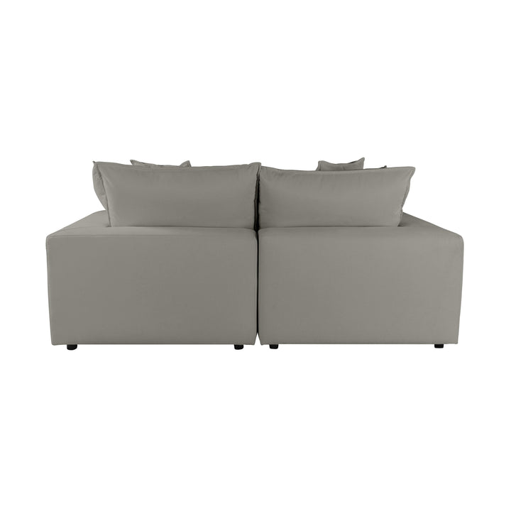 American Home Furniture | TOV Furniture - Cali Slate Modular Loveseat