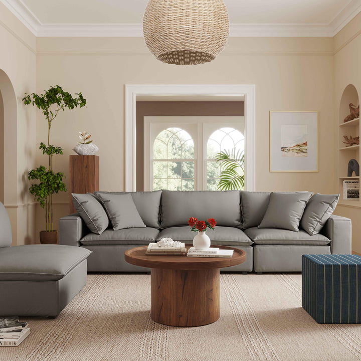 American Home Furniture | TOV Furniture - Cali Slate Modular 4 Piece Sectional