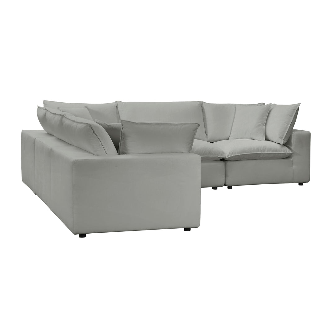 American Home Furniture | TOV Furniture - Cali Slate Modular L-Sectional