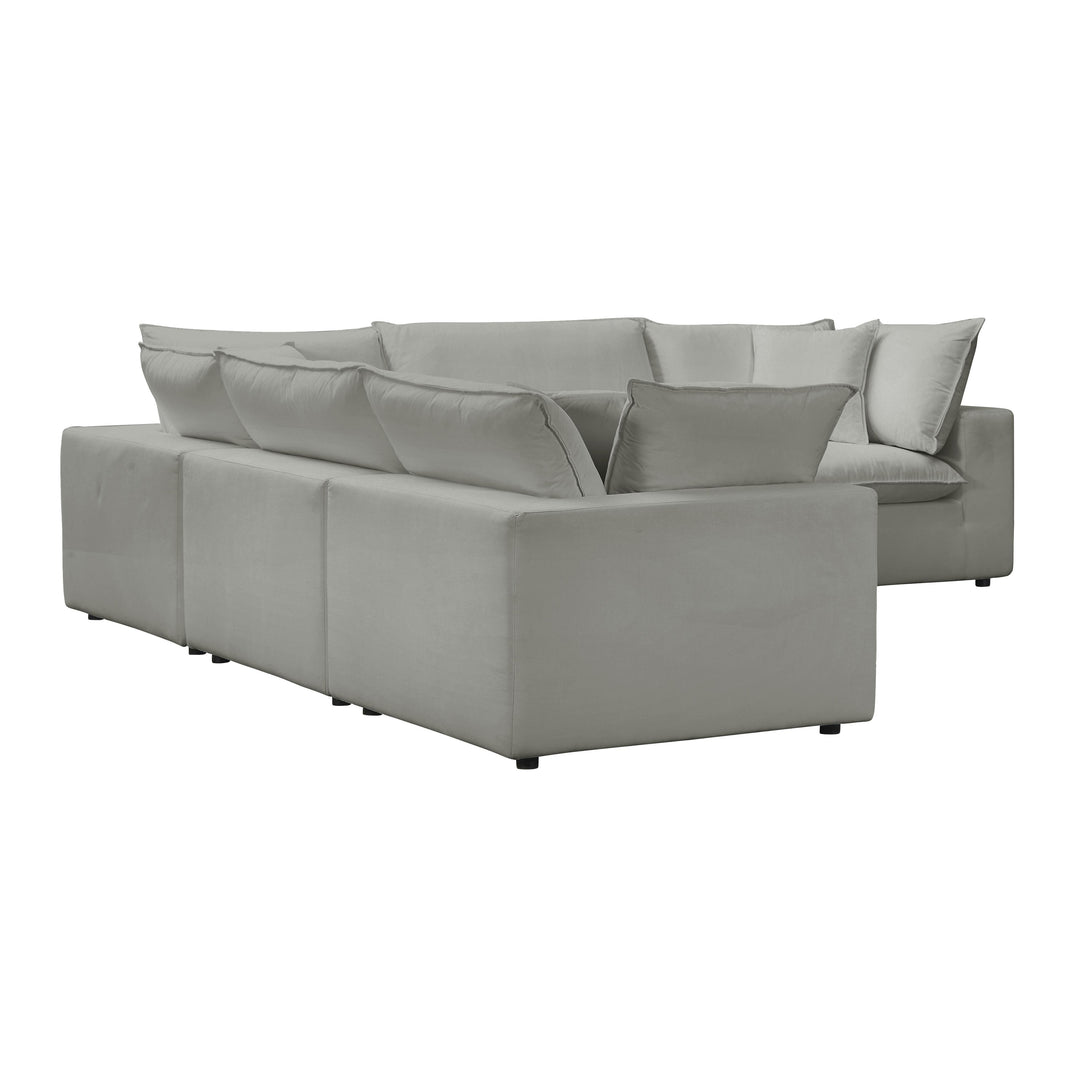 American Home Furniture | TOV Furniture - Cali Slate Modular L-Sectional