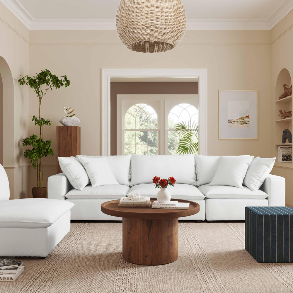 American Home Furniture | TOV Furniture - Cali Pearl Modular 4 Piece Sectional