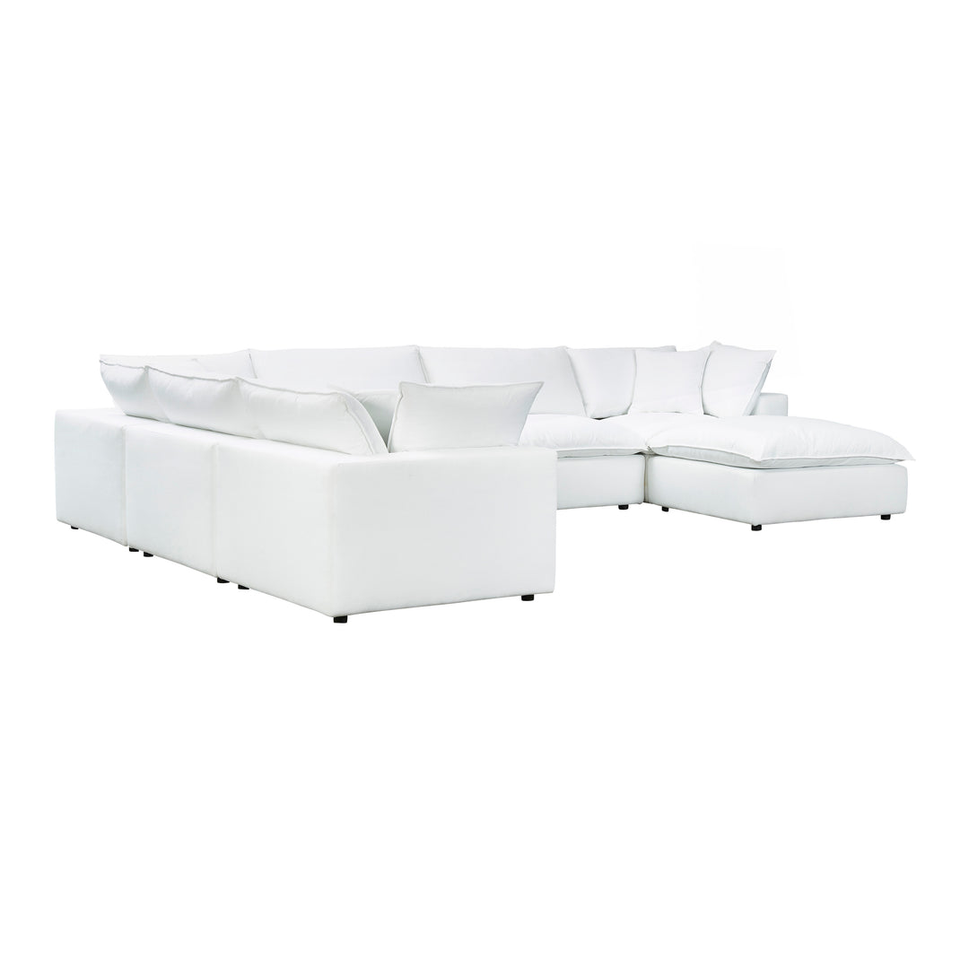 American Home Furniture | TOV Furniture - Cali Pearl Modular Large Chaise Sectional