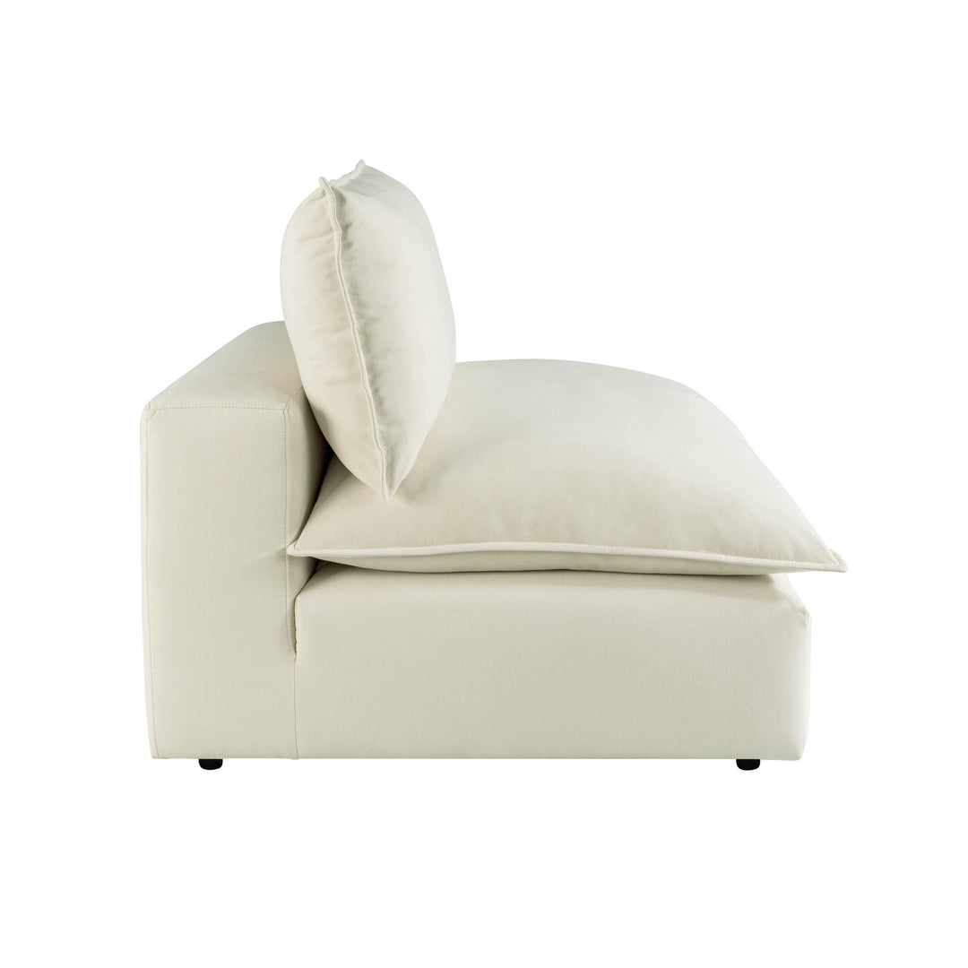 American Home Furniture | TOV Furniture - Cali Natural Armless Chair