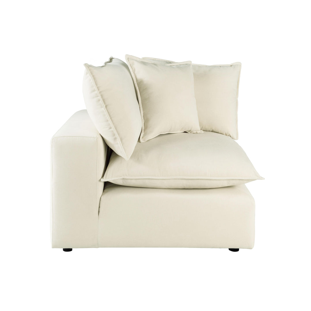 American Home Furniture | TOV Furniture - Cali Natural Corner Chair