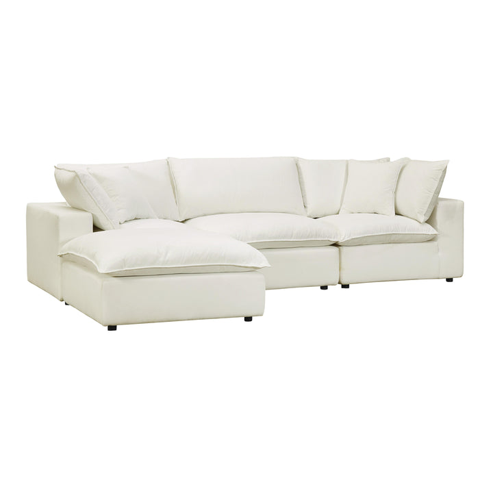 American Home Furniture | TOV Furniture - Cali Natural Modular 4 Piece Sectional