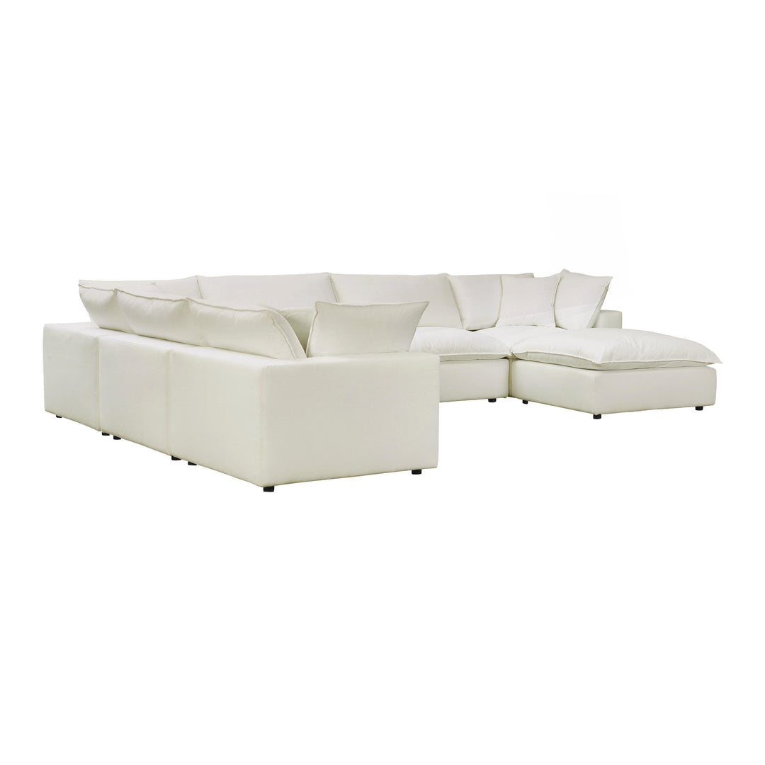 American Home Furniture | TOV Furniture - Cali Natural Modular Large Chaise Sectional