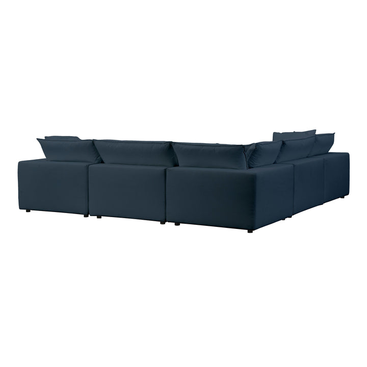American Home Furniture | TOV Furniture - Cali Navy Modular L-Sectional