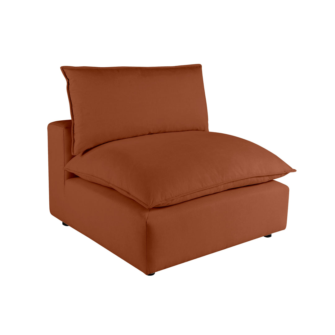 American Home Furniture | TOV Furniture - Cali Rust Armless Chair
