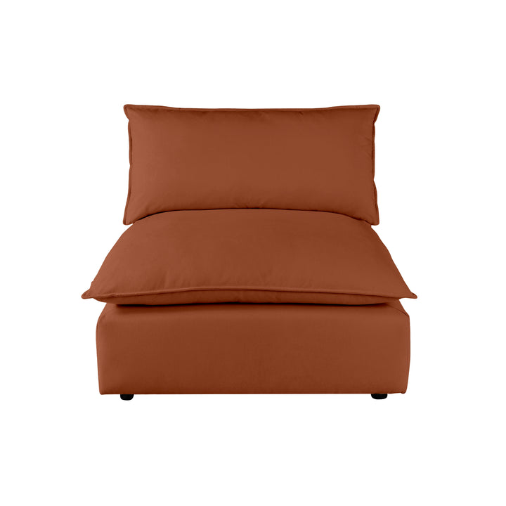 American Home Furniture | TOV Furniture - Cali Rust Armless Chair