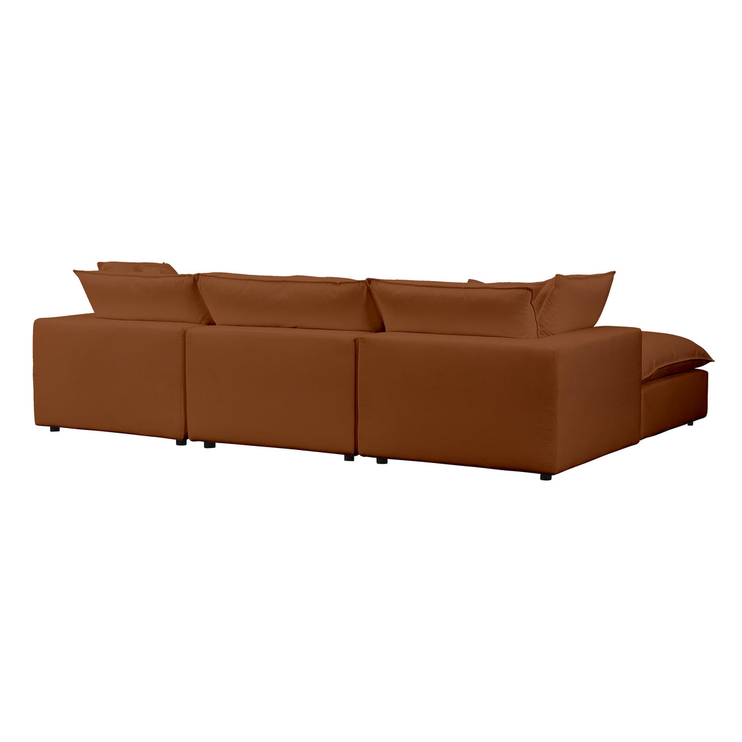 American Home Furniture | TOV Furniture - Cali Rust Modular 4 Piece Sectional
