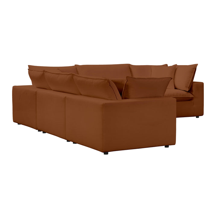American Home Furniture | TOV Furniture - Cali Rust Modular L-Sectional