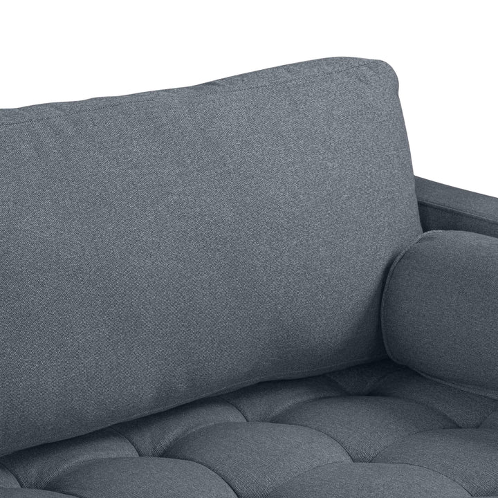 American Home Furniture | TOV Furniture - Cave Navy Tweed Sofa