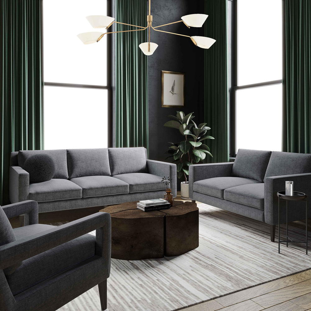 American Home Furniture | TOV Furniture - Luna Gray Loveseat