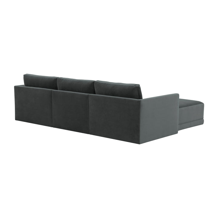 American Home Furniture | TOV Furniture - Willow Charcoal Modular Sectional