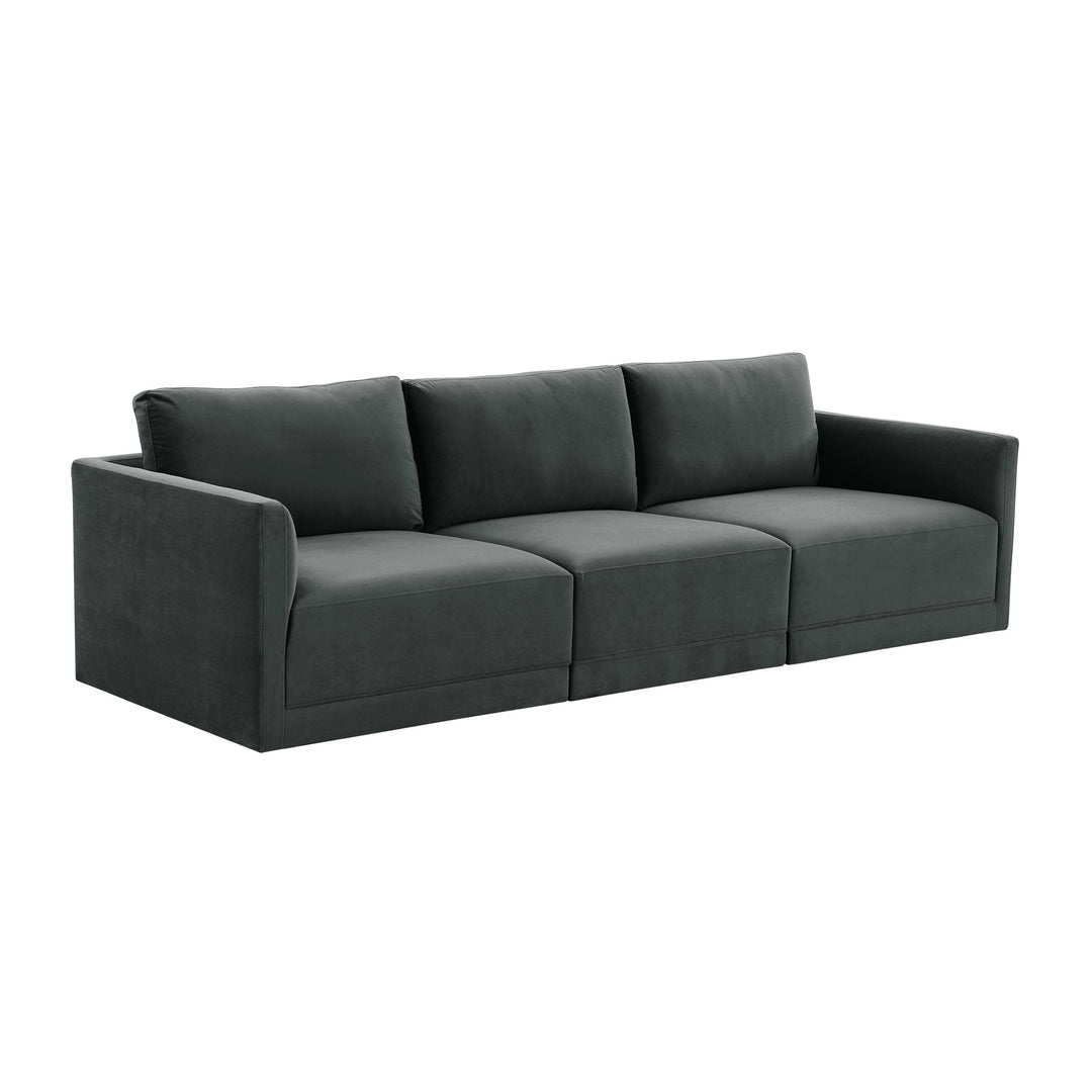 American Home Furniture | TOV Furniture - Willow Charcoal Modular Sofa